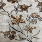 Printed Floral Sequin Embroidered Organza — fabric photo 5