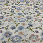 Colorful Sequin & Foam Bead Embroidery Fabric — fabric photo 5