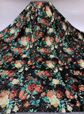 Rose Petal Sequin Embroidery Fabric for Evening Dresses — fabric photo 6