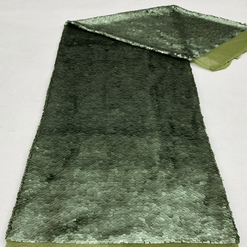High-Density Square 7x9mm Sequin Embroidery Fabric — fabric photo 2