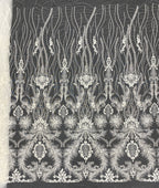 Botanical Bead Sequin Fabric for Wedding Dresses