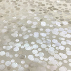 Chiffon with 12mm & 18mm Sequin Embroidery — fabric photo 2