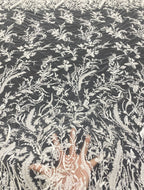 Beaded Sequin Embroidery Fabric for Bridesmaid Dresses — fabric photo 2