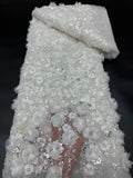 Sequin & Appliqué Bridal Fabric — fabric photo 6