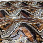 Zebra Stripe Elastic Mesh Sequin Fabric — fabric photo 5