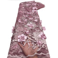 3D Sequin Embroidered Lace Fabric — fabric photo 5