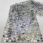3/9/12/18 mm Sequin Embroidered Bridal Fabric — fabric photo 4