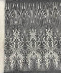 Bugle Bead & Sequin Embroidered Bridal Fabric - Style 57039 — fabric photo 6