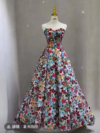 Multicolor Flat Embroidery & Sequin Fabric — fabric photo 4