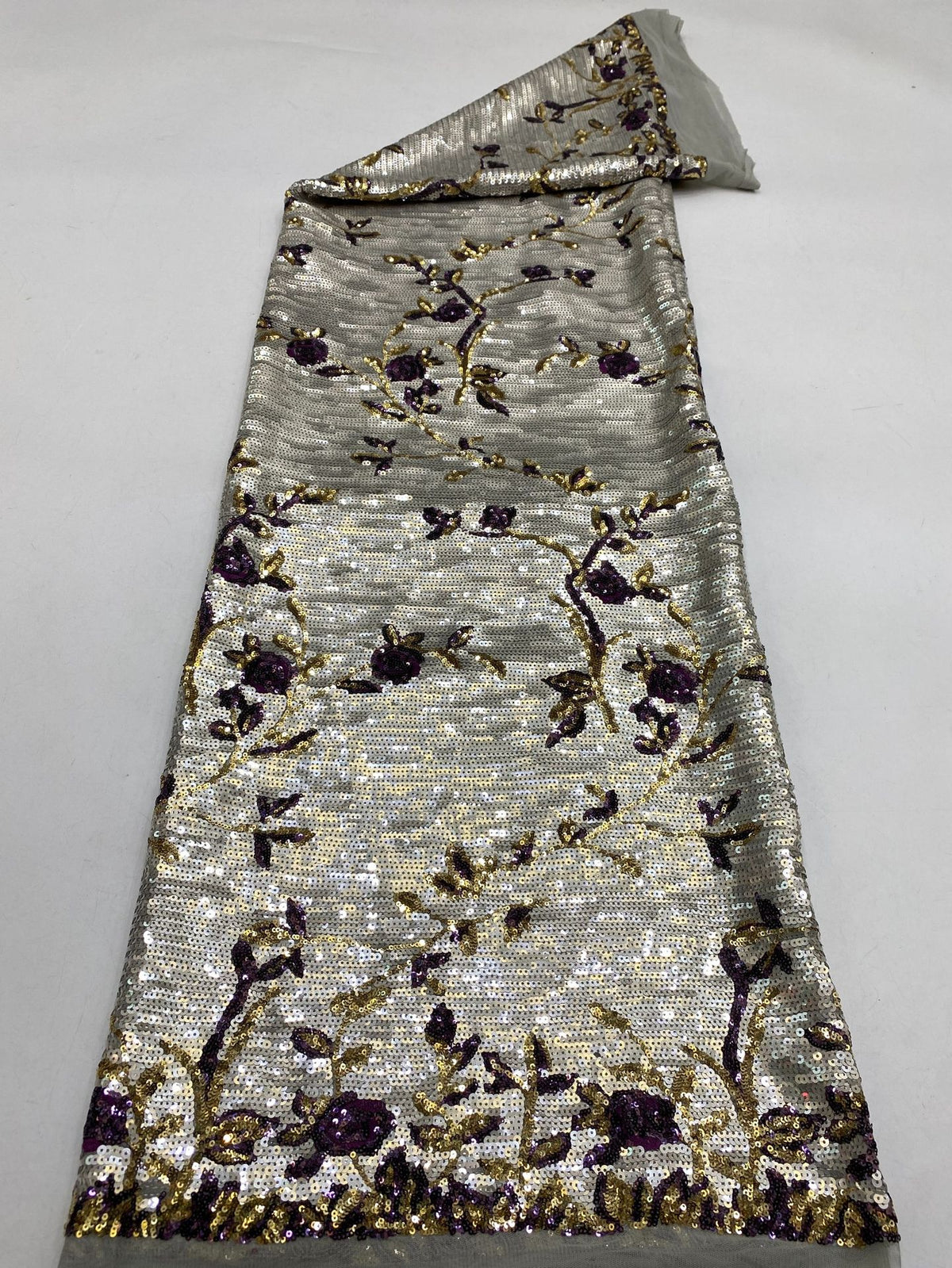 Colorful 3/5mm Sequin Dress Fabric — fabric photo 6
