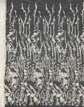 Bead Foam & 3/4mm Sequin Bridal Dress Fabric — fabric photo 6