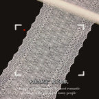 Leaf Stretch Nylon-Spandex Lace Trim 18 cm