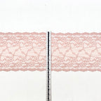 Five-Petal Floral Double-Scallop Corded Stretch Lace Trim 20.5 cm — fabric photo 5