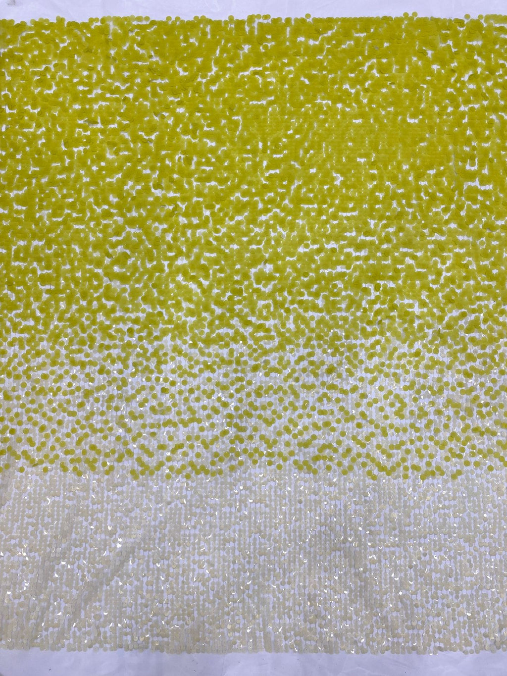 9/12 mm Sequin Embroidered Bridal Fabric — fabric photo 4