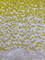 9/12 mm Sequin Embroidered Bridal Fabric — fabric photo 3