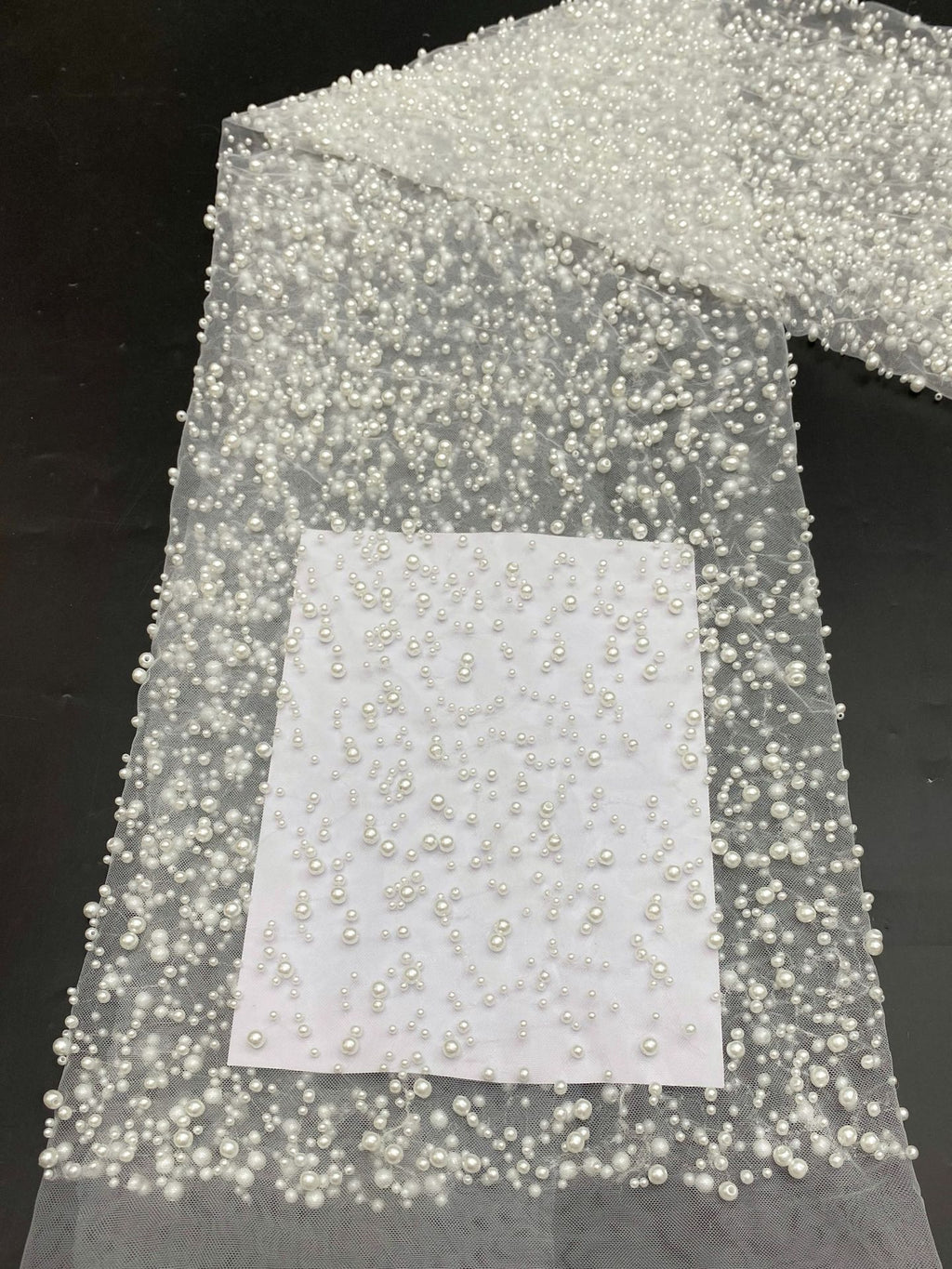 Oversized Foam Bead Embroidery for Gowns — fabric photo 6