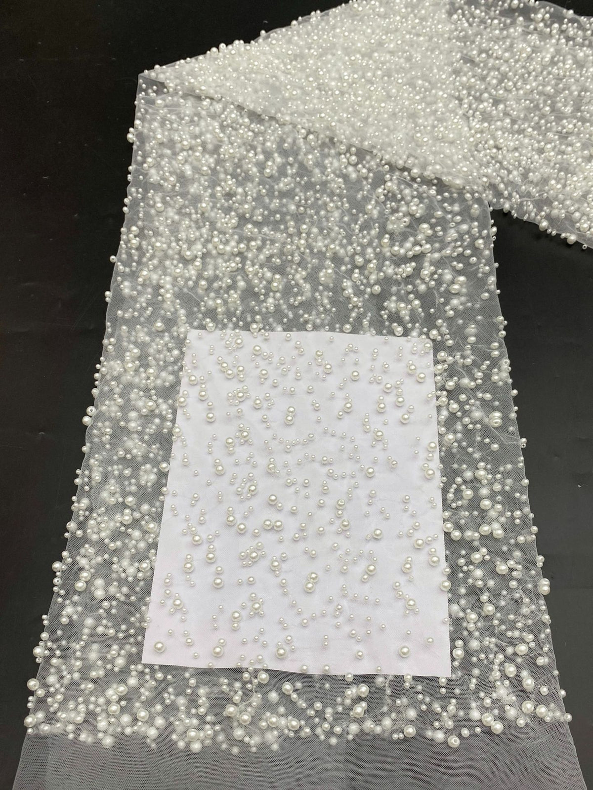 Oversized Foam Bead Embroidery for Gowns — fabric photo 6