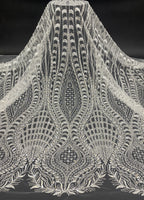 Foam Bead & 3/5mm Sequin Embroidery Fabric