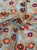 Multicolor 2/3/4 mm Sequin Embroidered Mesh Fabric — fabric photo 6
