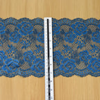 Floral Textured Stretch Lace Trim 18 cm