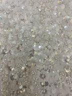 Sequin & Bugle-Bead Embroidered Bridal Fabric – Design 29151 — fabric photo 5