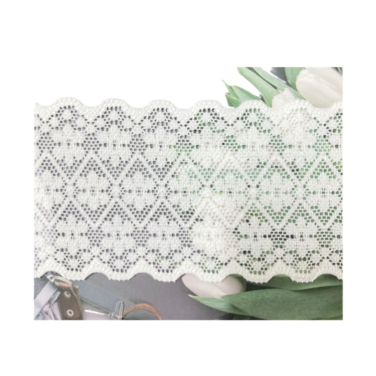 Stretch Lace Trim 5 cm - Style 16863 — fabric photo 4
