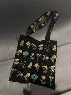 Multicolor Botanical Embroidery Fabric — fabric photo 5