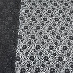 Polyester Floral Cutwork Embroidered Fabric – Per Yard