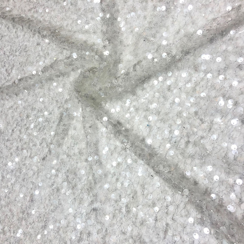 Decorative Embroidery Irregular Mesh Fabric — fabric photo 4
