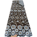 3D Embroidered Cotton Fabric — fabric photo 5