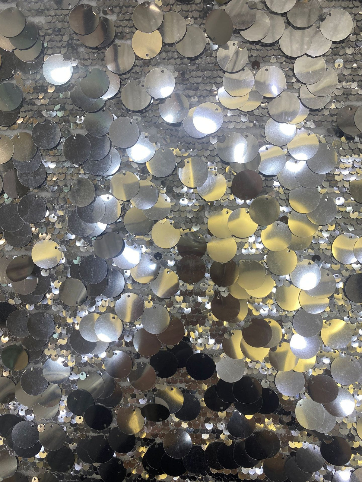 Mesh with 5/18mm Sequin Embroidery — fabric photo 6