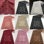 Textured Rope Bead Sequin Embroidery Fabric