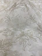 Cordwork Bead Embroidery with 4 mm Sequins — fabric photo 5