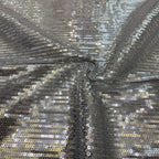 Horizontal Stripe Knit 3mm Sequin Fabric — fabric photo 2