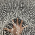 Heavy Sequin & Bubble-Bead Embroidered Bridal Fabric – Design 94495 — fabric photo 4