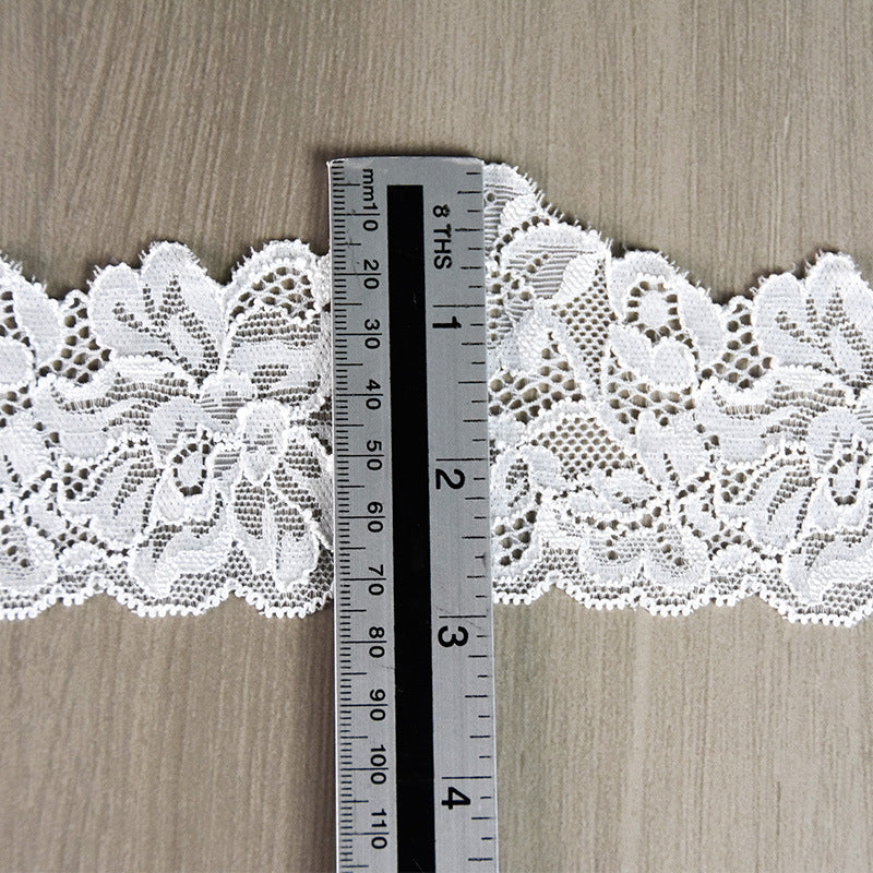 Textured Narrow Lace Trim 7.5 cm — fabric photo 3