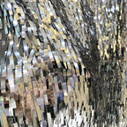 Strip 6x40mm Sequin Embroidery Fabric — fabric photo 2