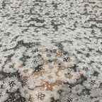 Allover Sequin & Bubble-Bead Embroidered Bridal Fabric — fabric photo 2