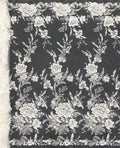 Silver Bead and Crystal Sequin Embroidery Fabric — fabric photo 6