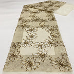 Multicolor Sequin Embroidered Bridal Fabric – Design 65055 — fabric photo 3