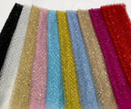 Square Bead & Sequin Embroidered Fabric — fabric photo 5