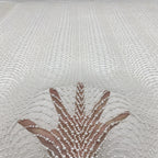 Heavy Bubble-Bead Embroidered Bridal Fabric — fabric photo 4