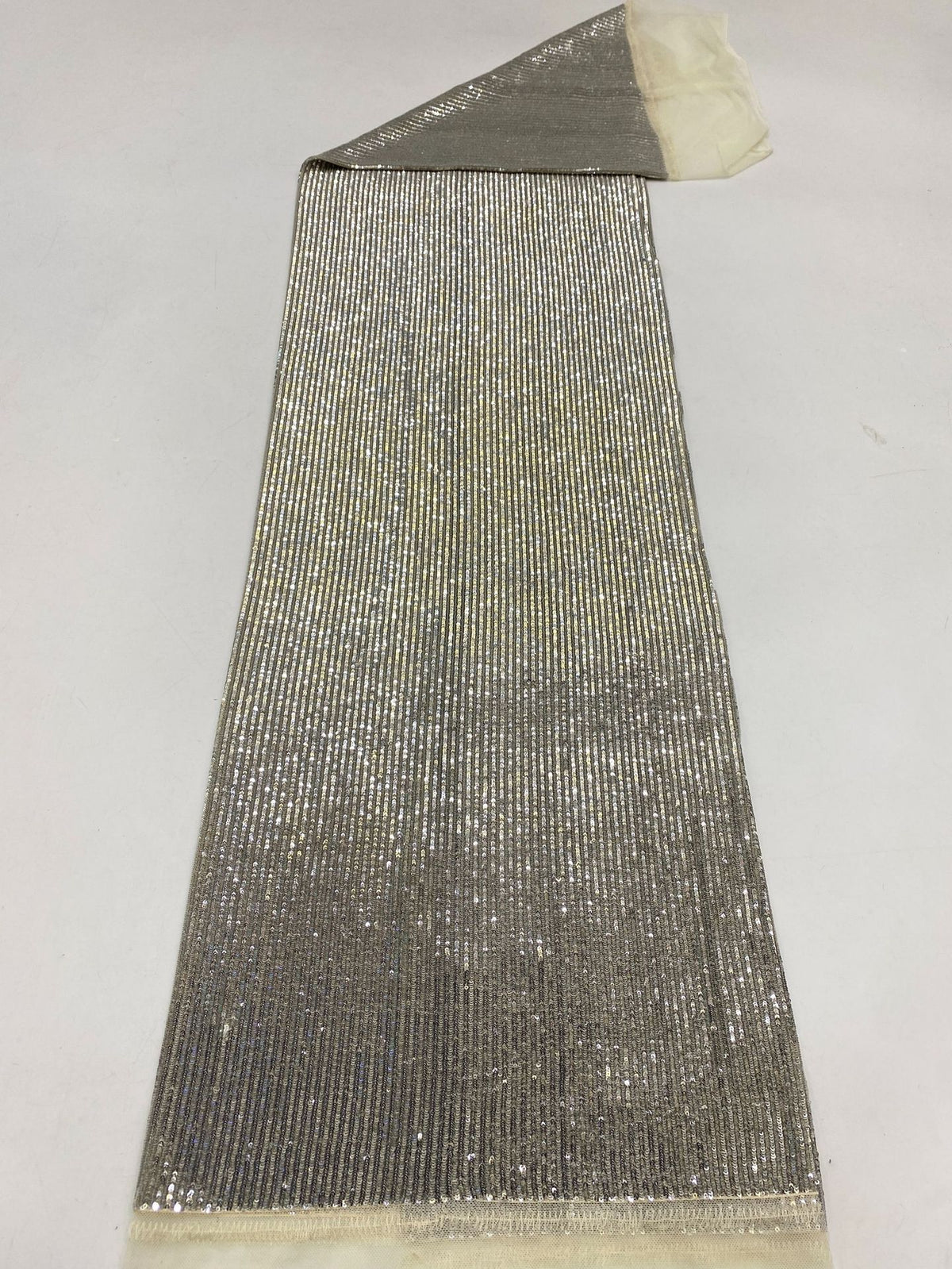 Dense 2mm Laminated Sequin Embroidery Fabric — fabric photo 6