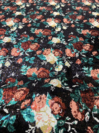 Rose Petal Sequin Embroidery Fabric for Evening Dresses — fabric photo 3