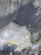 Fine 5 mm Sequin Embroidered Bridal Fabric