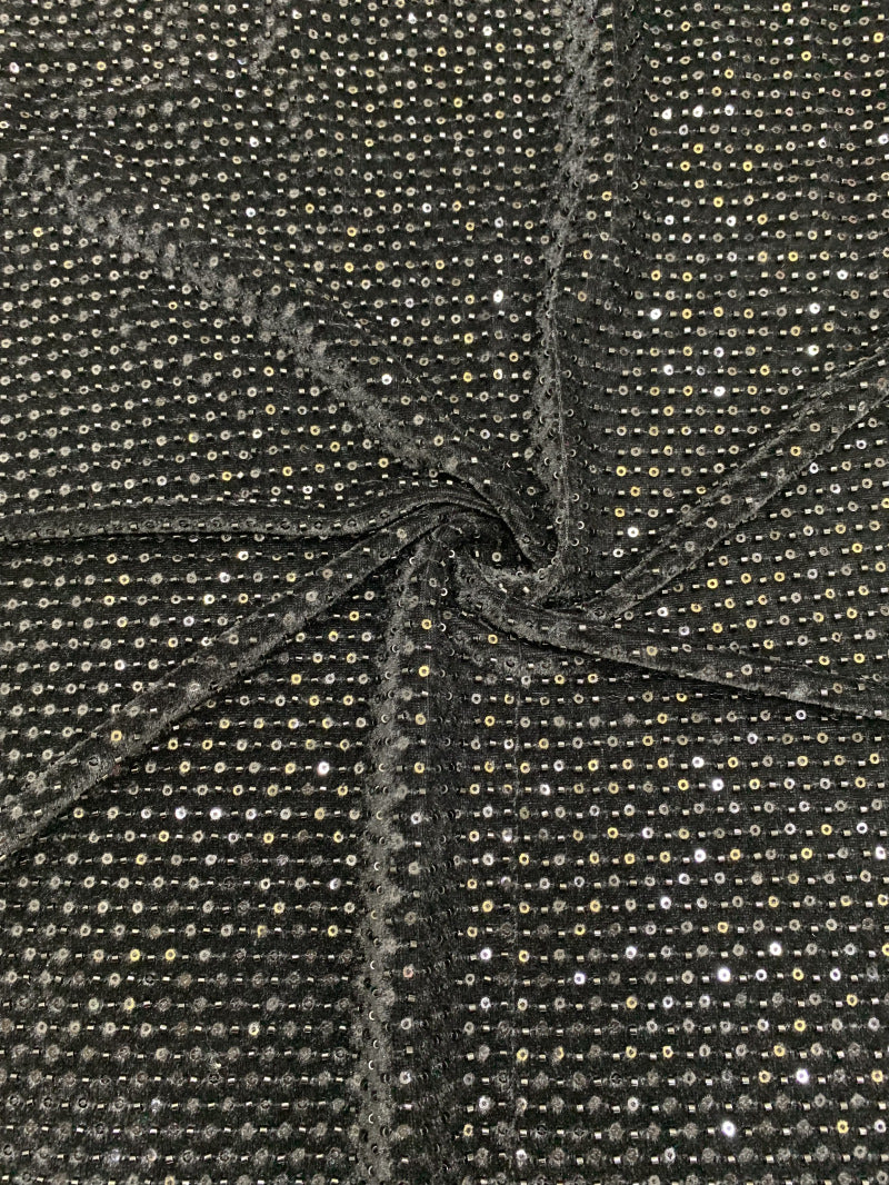 Foam Bead Crystal Sequin Fabric for Wedding Gowns — fabric photo 6