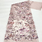 Laser Print Bead Sequin Embroidery Fabric — fabric photo 2