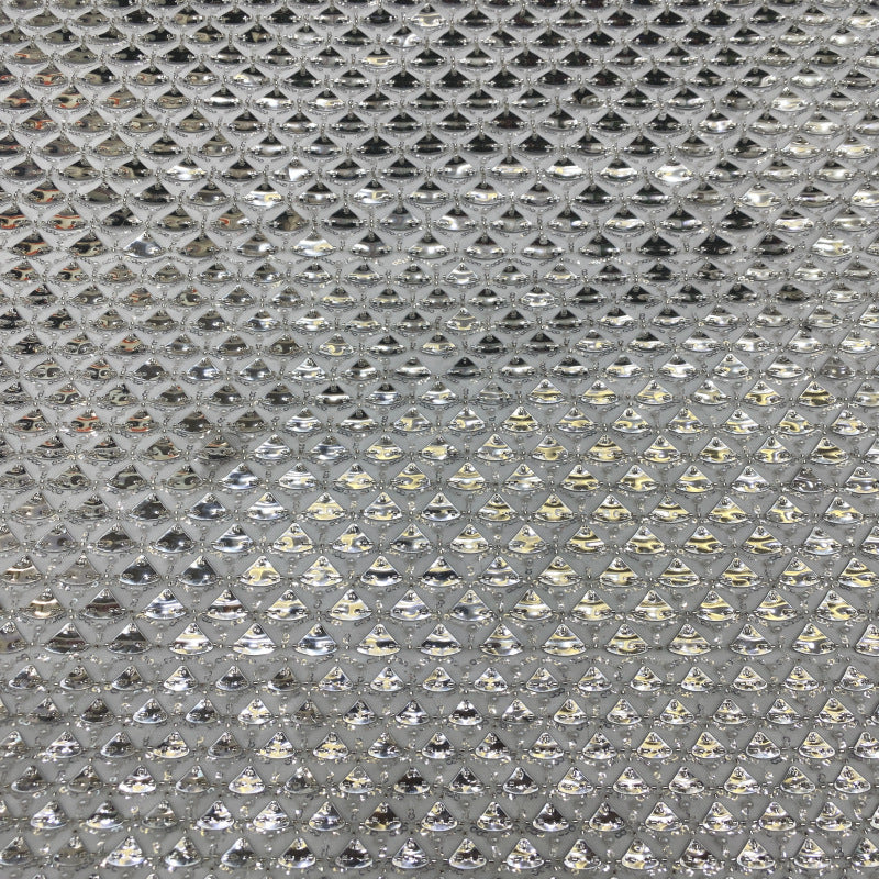 Triangular Sequin Laser Foam Bead Fabric — fabric photo 2