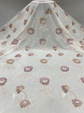 Korean Velvet Multisize Colorful Sequin Fabric — fabric photo 6
