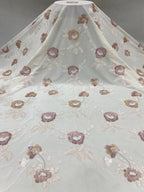 Korean Velvet Multisize Colorful Sequin Fabric — fabric photo 6